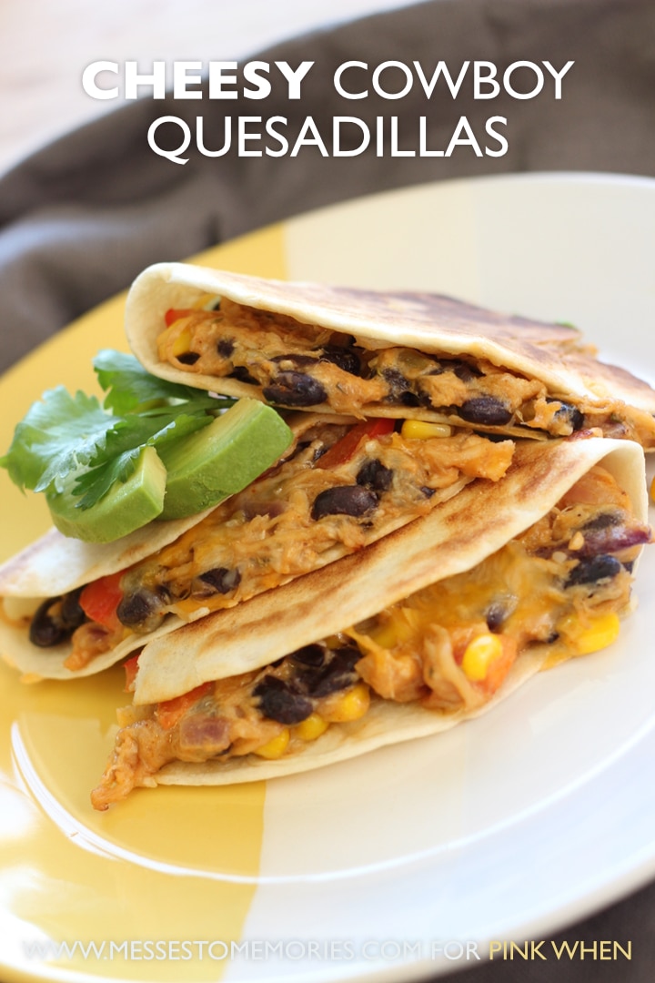 Cheesy Cowboy Quesadillas Recipe -Pair these cheesy cowboy quesadillas with fruit and a salad and you have a super fast dinner