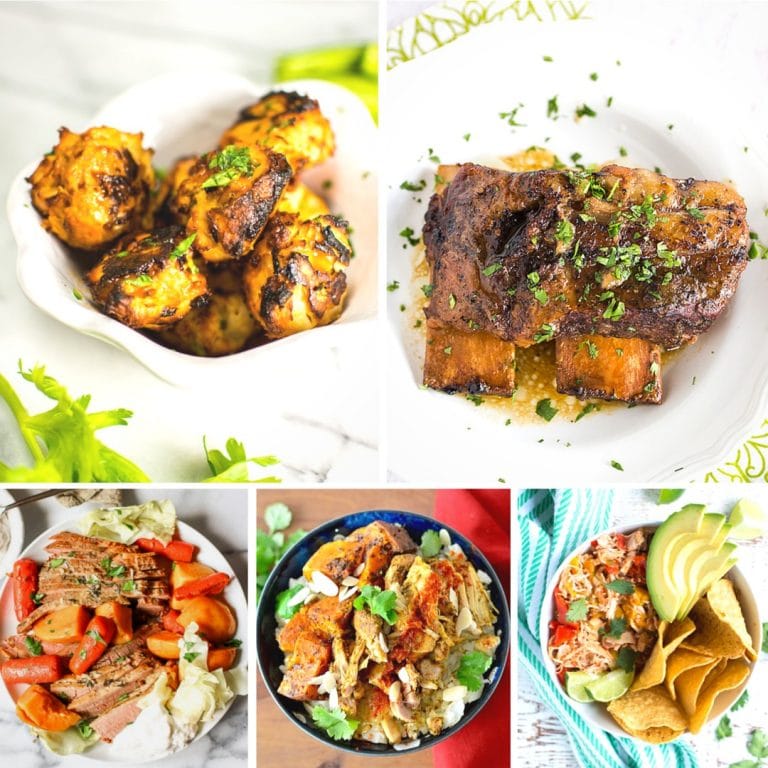 An entire month's worth of meals! Whole 30 Slow Cooker Recipes you must try! 
