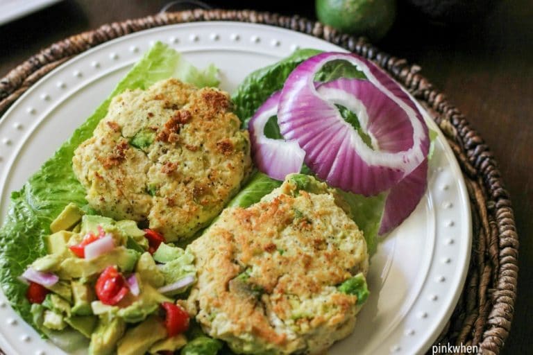 Chicken Avocado Burger Recipe with modified Avocado Salsa