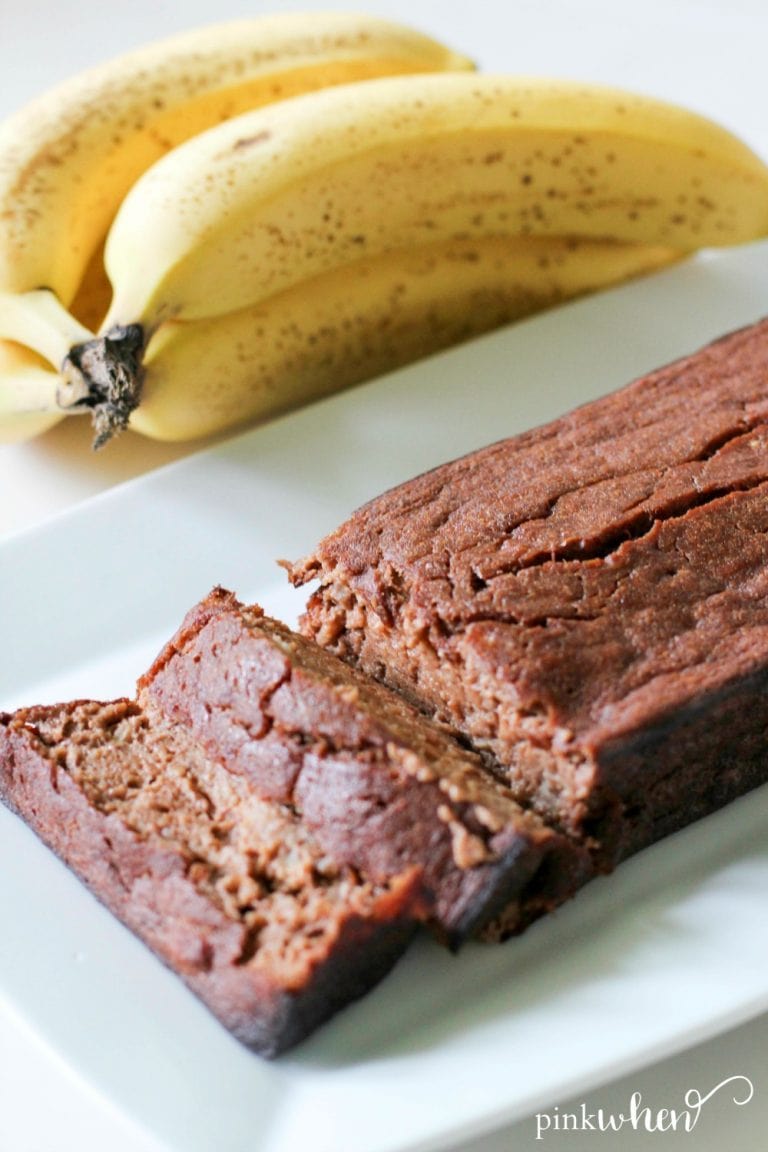 Skinny Chocolate Banana Bread