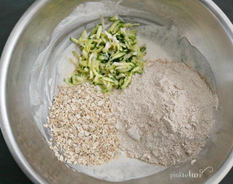 Clean Eating Blueberry Zucchini Pancakes - A healthy clean eating breakfast recipe. 