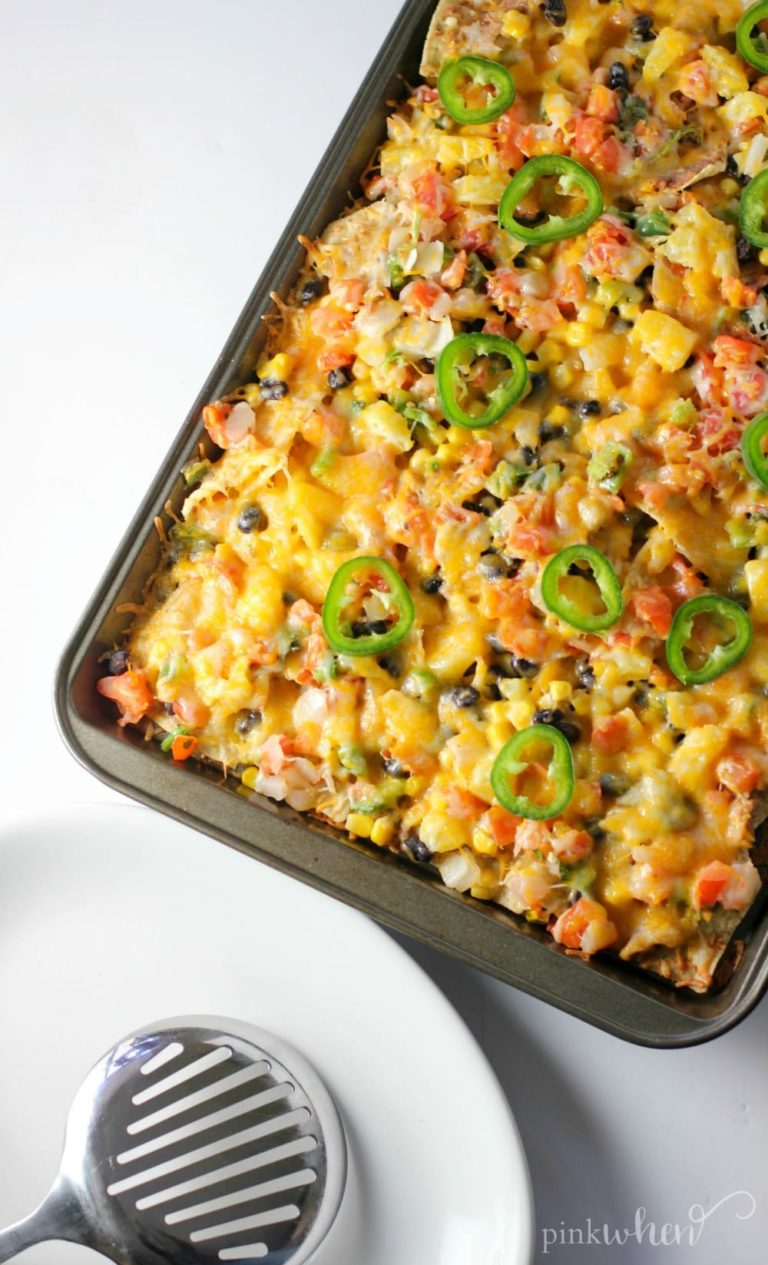 These ultimate game day chicken nachos are so good, you won't believe what they are made with, and how fast they will disappear!