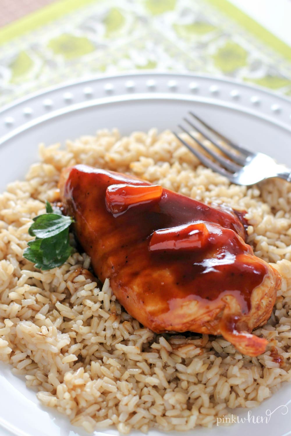 I LOVE this easy INSTANT POT HAWAIIAN CHICKEN recipe. It's moist and delicious and only THREE ingredients. You won't believe how easy it is, and it's the perfect beginner recipe if you are new to the Instant Pot! #InstantPot #HawaiianChicken