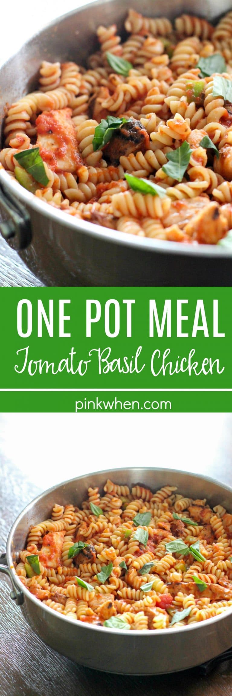 An easy weeknight meal, this one pot meal chicken recipe is perfect! In less than 30 minutes dinner can be on the table. 