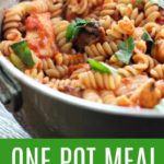 An easy weeknight meal, this one pot meal chicken recipe is perfect! In less than 30 minutes dinner can be on the table.