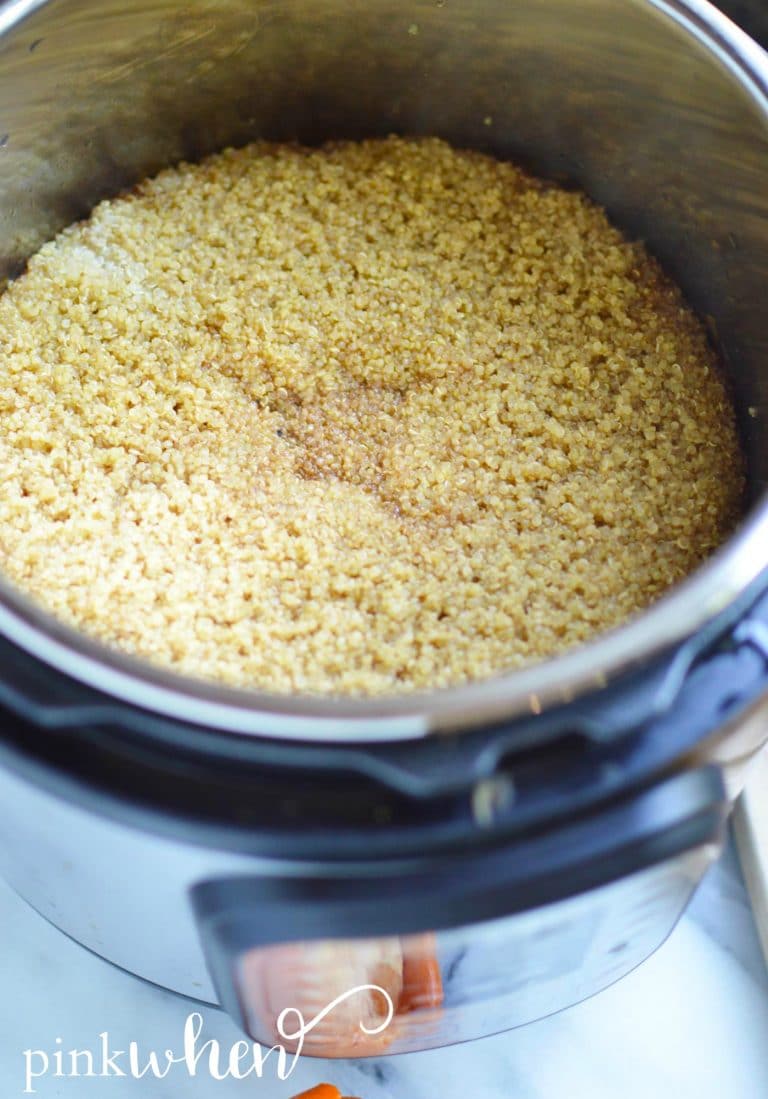 Easy Instant Pot Quinoa Grain Bowl. Learn how to make Quinoa with the Instant Pot and create a healthy grain bowl. 3