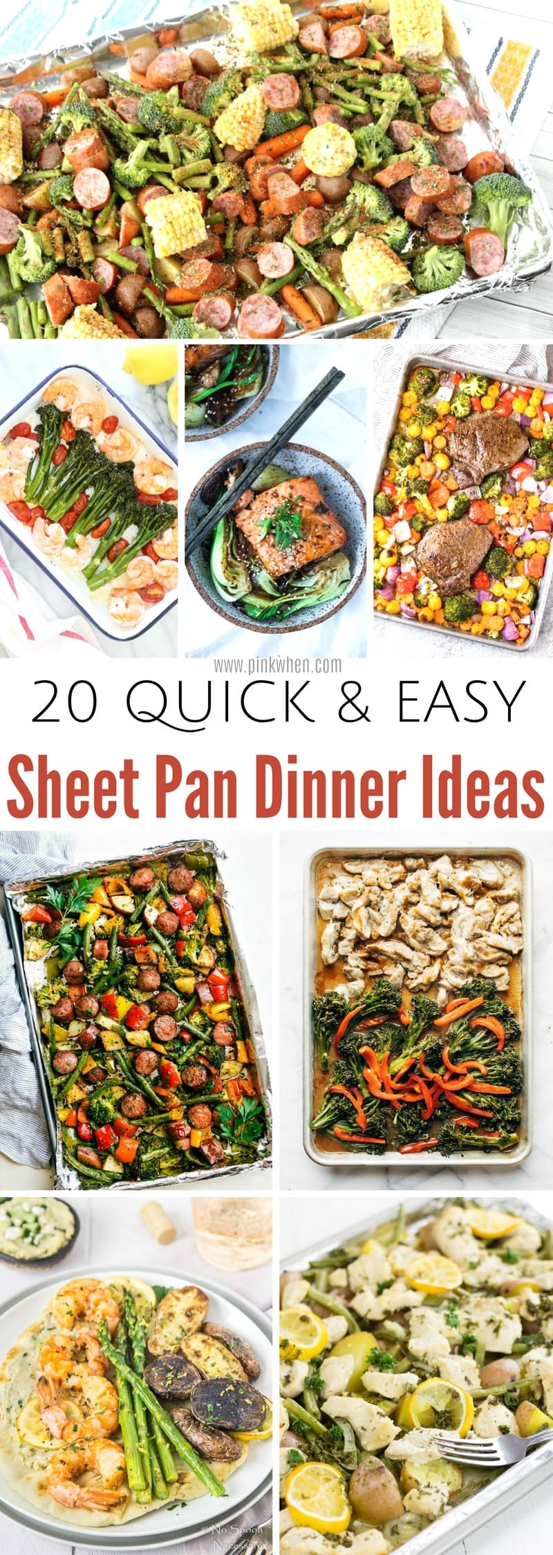 20 Quick and Easy Sheet Pan Dinner Ideas. 