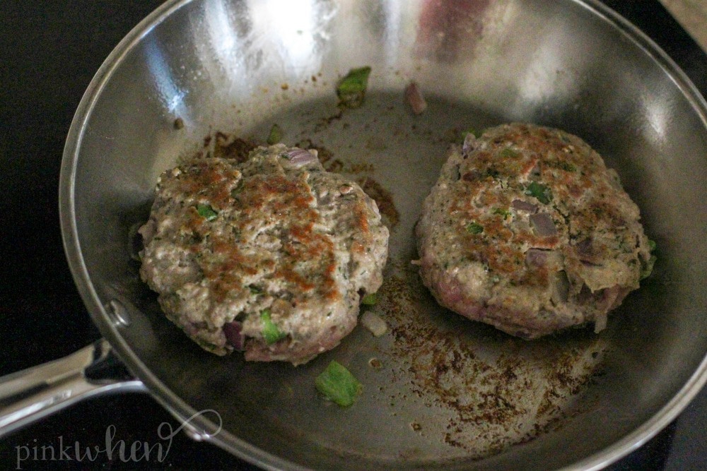 These Chicken Ranch Burgers are AMAZING. Read the secret to keep them from shrinking, and for keeping them moist!