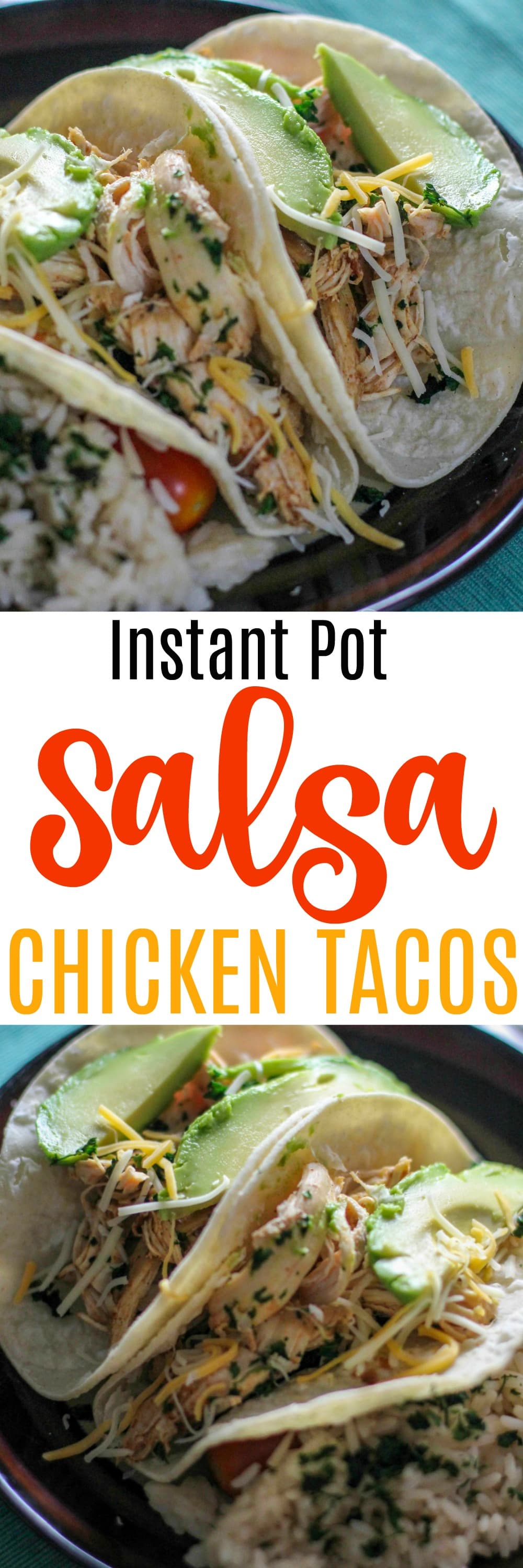 Instant Pot Salsa Chicken Tacos are so delicious, and probably the easiest Instant Pot Chicken Tacos recipe on the internet. 