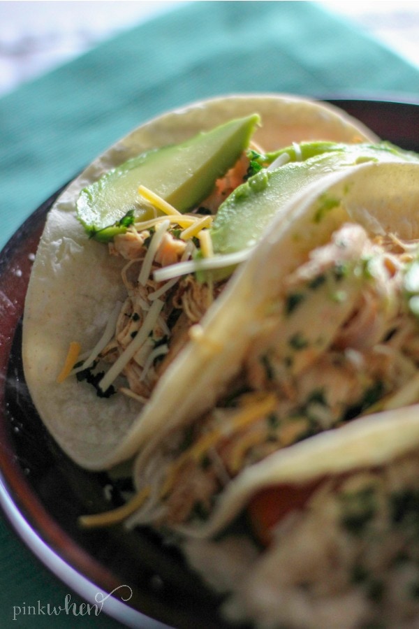 Instant Pot Salsa Chicken Tacos are so delicious, and probably the easiest Instant Pot Chicken Tacos recipe on the internet. 