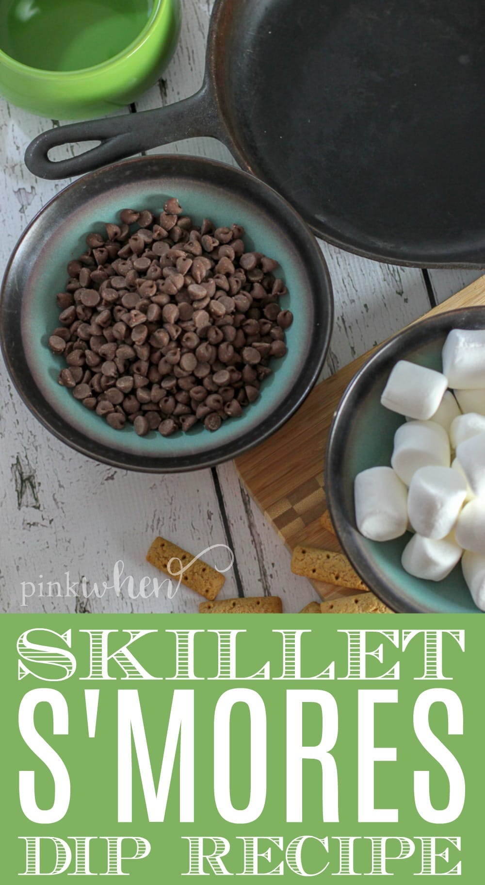 Skillet S'mores Dip Recipe - Easy Smores Dip in under 10 minutes from start to finish!