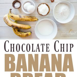 Chocolate Chip Banana Bread, simple amazing! #chocolatechipbananabread #bananabreadrecipe #bananabread