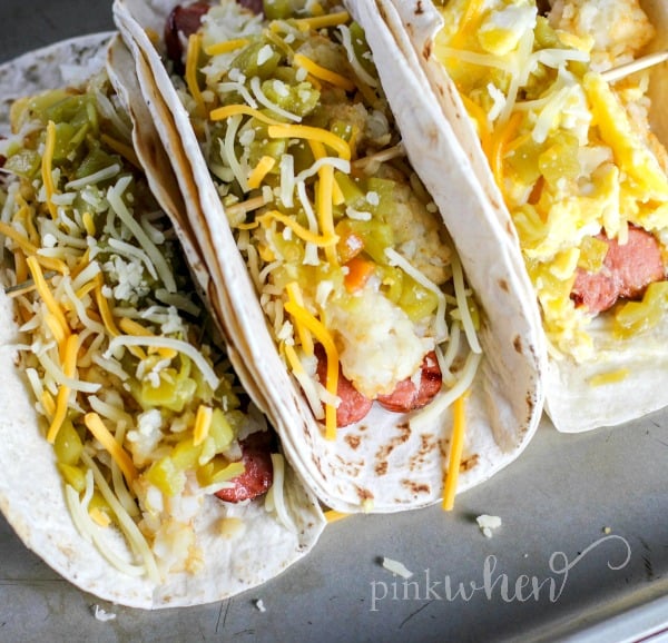 Camping Breakfast Ideas - Easy Grilled Breakfast Burrito Recipe