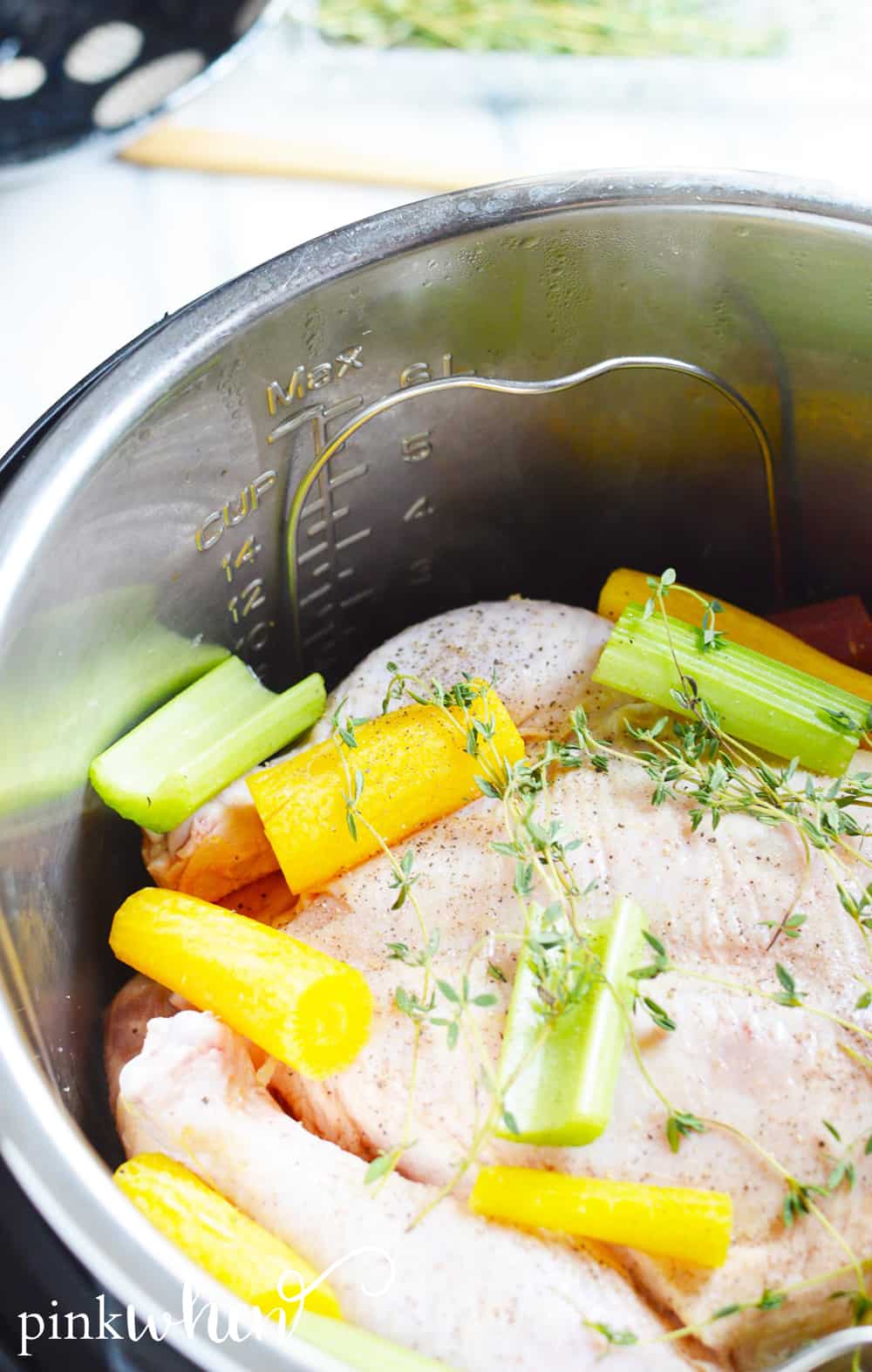 This instant pot chicken recipe is a newly loved staple in our house and makes dinner SO easy! This instant pot whole chicken recipe is flavorful, moist, and delicious. It's sure to be an easy chicken recipe you refer to again and again!