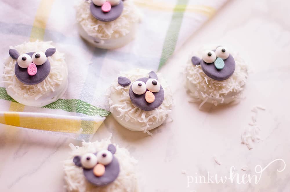 This is a newly loved easy no bake dessert recipe - with a fun twist on OREO cookies that kids will love! These sweet lamb OREO cookies are so sweet, fun, and delicious! These easy no bake OREO cookies will be an absolute hit with the kids!