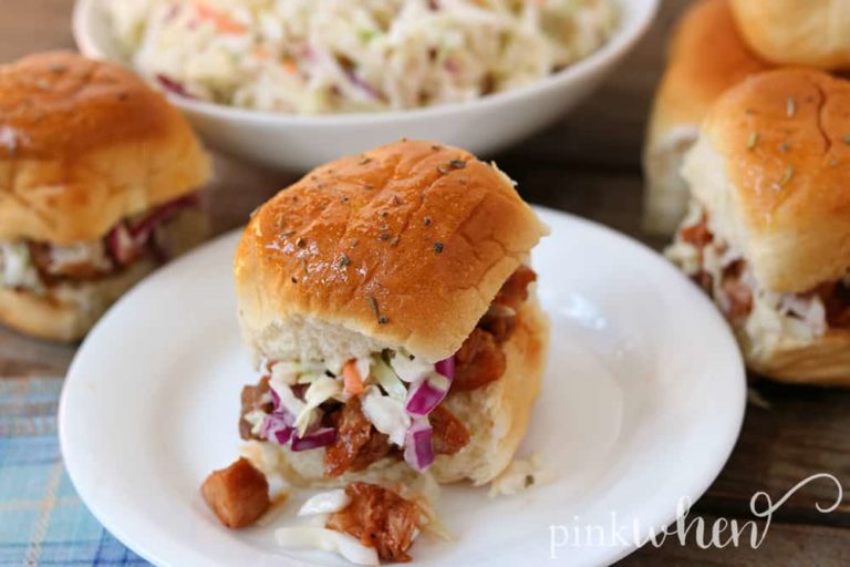 This bbq pulled pork recipe is easily one of our favorites lately - it's SO GOOD! It's even better that it's a bbq pulled pork instant pot recipe so it makes dinner quick and easy. It's savory, sweet, and crazy good. It's a bbq pork recipe your entire family is sure to love!