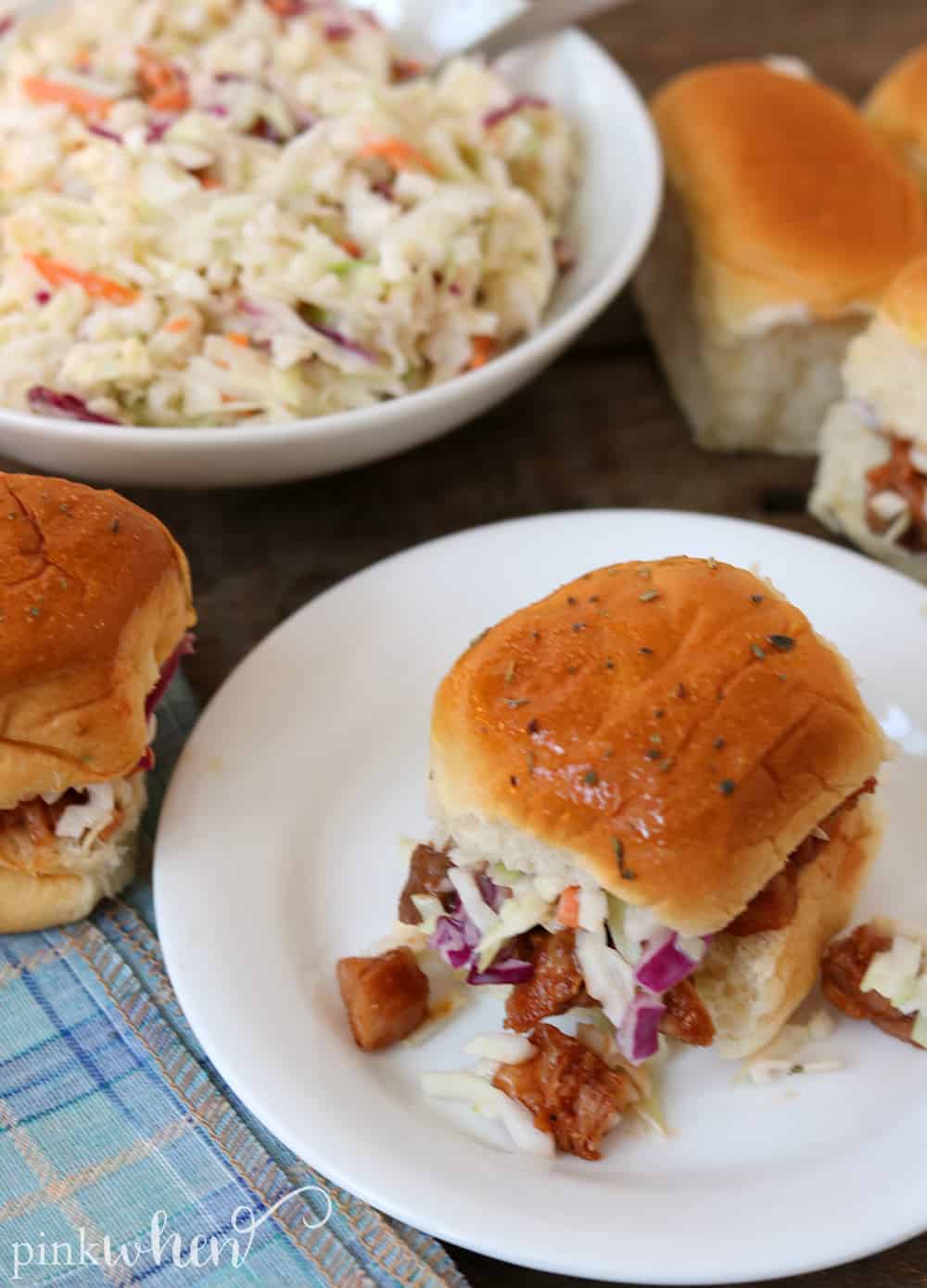  This bbq pork recipe is easily one of our favorites lately - it's SO GOOD! It's even better that it's a bbq pulled pork instant pot recipe so it makes dinner quick and easy. It's savory, sweet, and crazy good. It's a bbq pork recipe your entire family is sure to love!