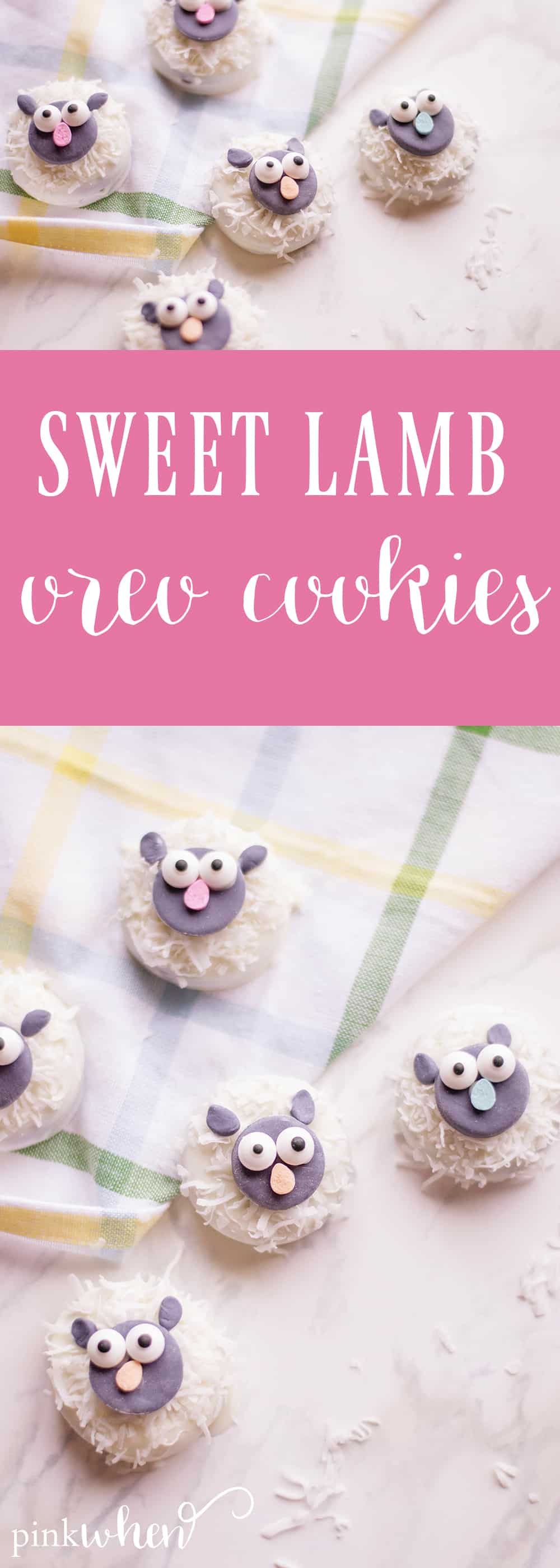 This is a newly loved easy no bake dessert recipe - with a fun twist on OREO cookies that kids will love! These sweet lamb OREO cookies are so sweet, fun, and delicious! These easy no bake OREO cookies will be an absolute hit with the kids!