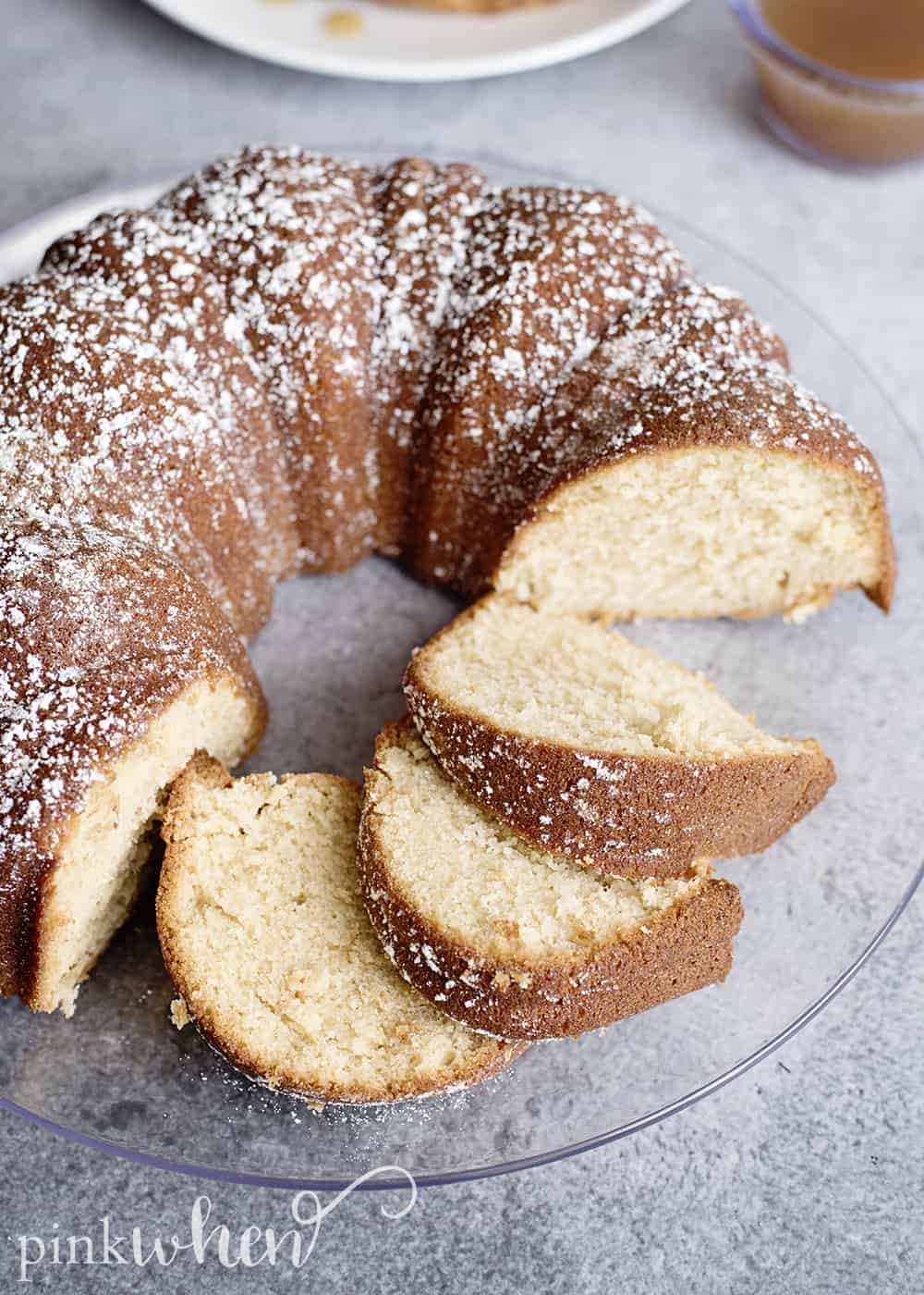 This BROWN SUGAR BUNDT CAKE is a must do recipe. It's one of the best, moist cake recipes I have had in a LONG time. Check it out! #bundtcake #cakerecipe #dessert