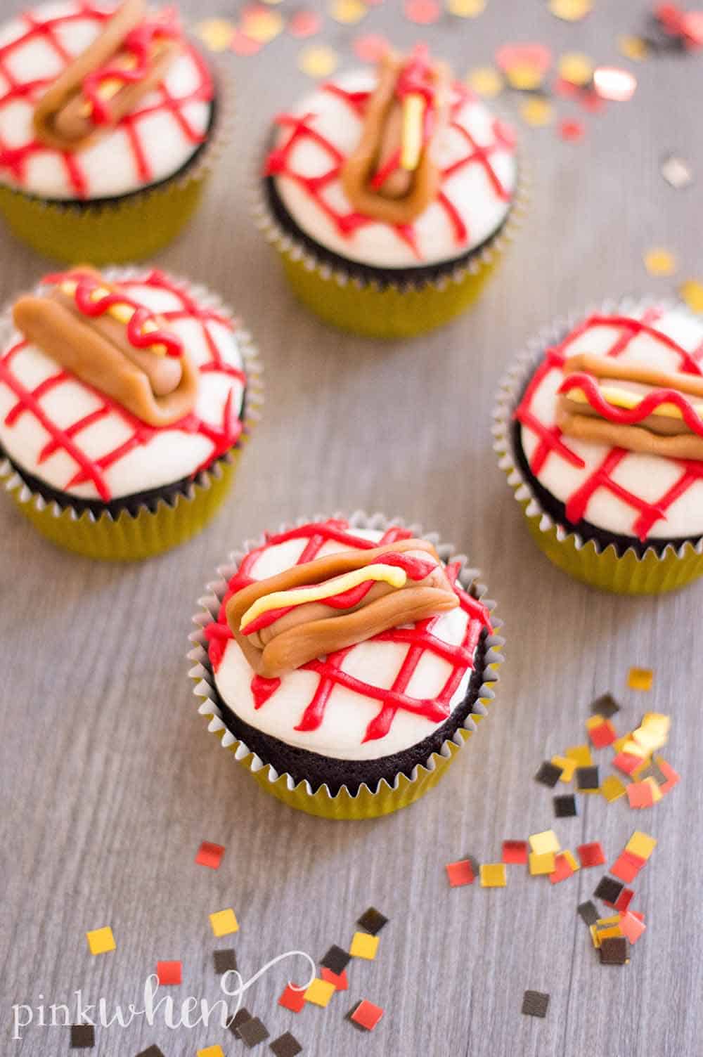 easy hot dog cupcakes easy hot dog dessert