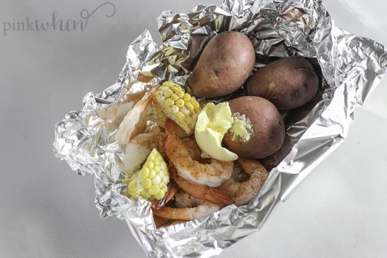 Grilled Shrimp Foil Packet