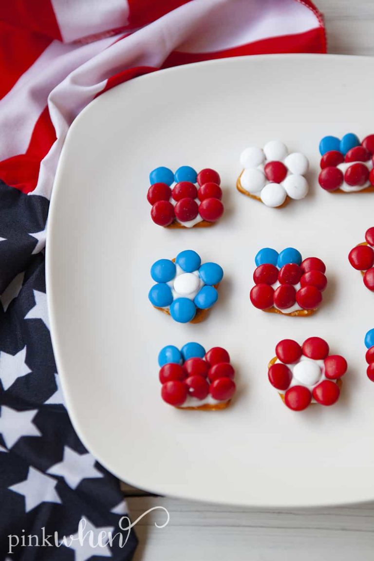 Patriotic Pretzel Bites Recipe