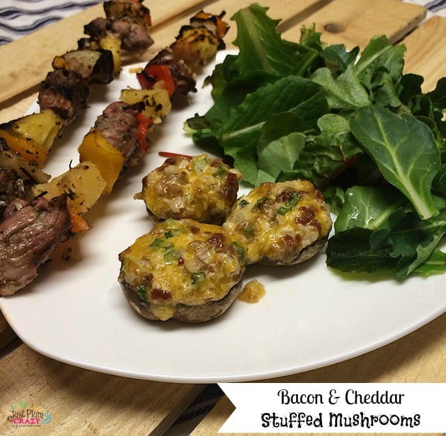 summer weight watchers recipes bacon cheddar stuffed mushrooms recipe