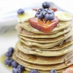 This simple protein pancakes recipe is like having dessert for breakfast. You won't believe how good these taste!