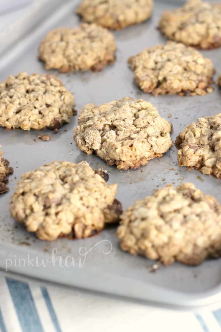 Seriously the BEST Chocolate Chip Oatmeal Cookies on the planet. You won't be able to eat just one.