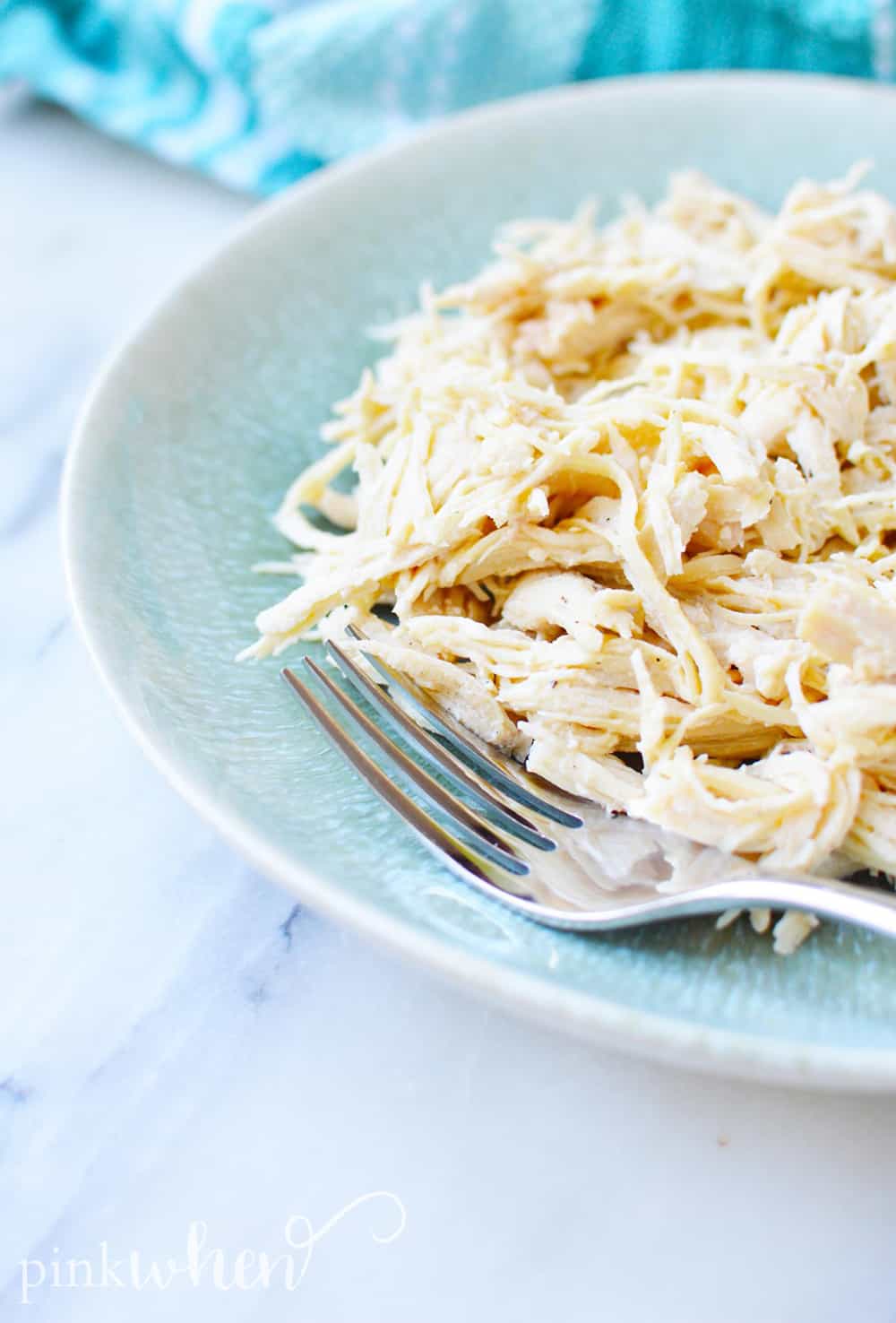 pressure cooker chicken how to shred chicken