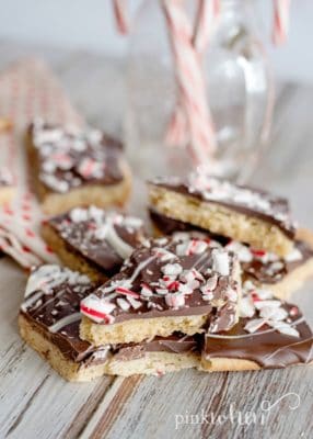 Easy Peppermint Bark Cookies