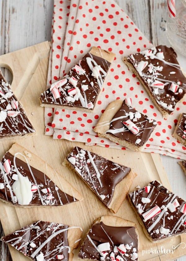 peppermint bark cookies