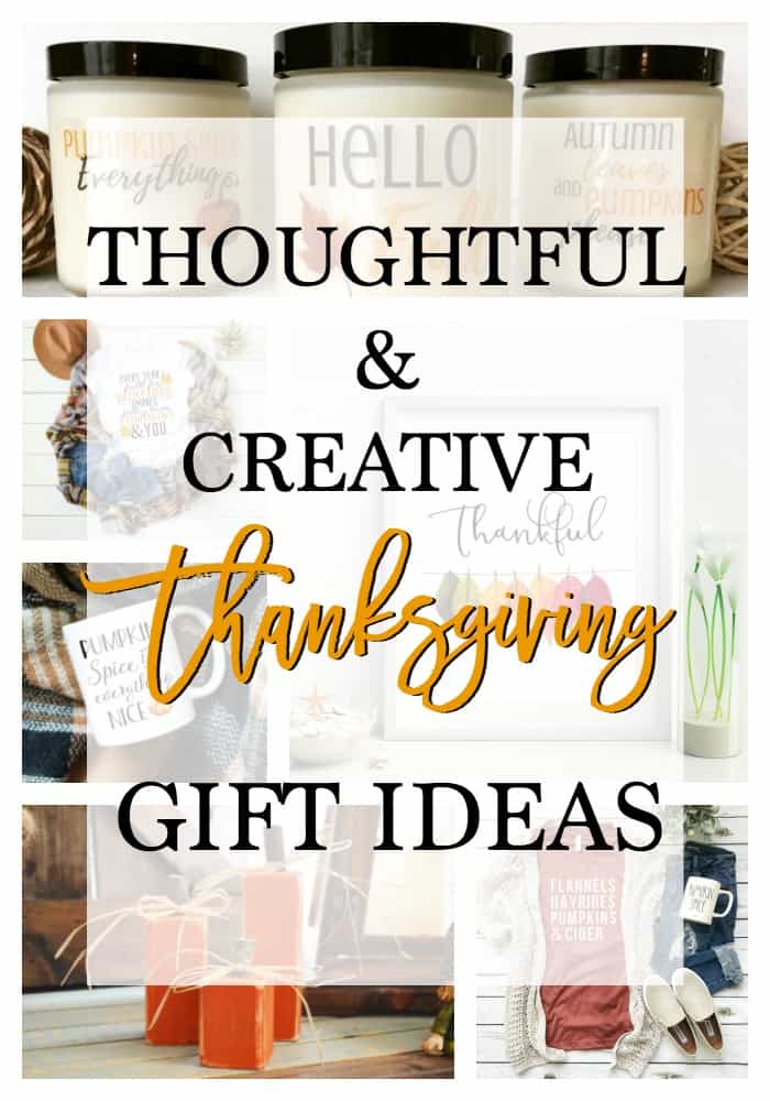 collage of Thanksgiving Gift ideas