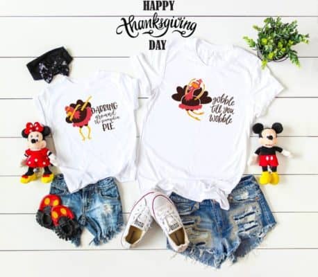 Thanksgiving inspired graphic t-shirts and clothing. 