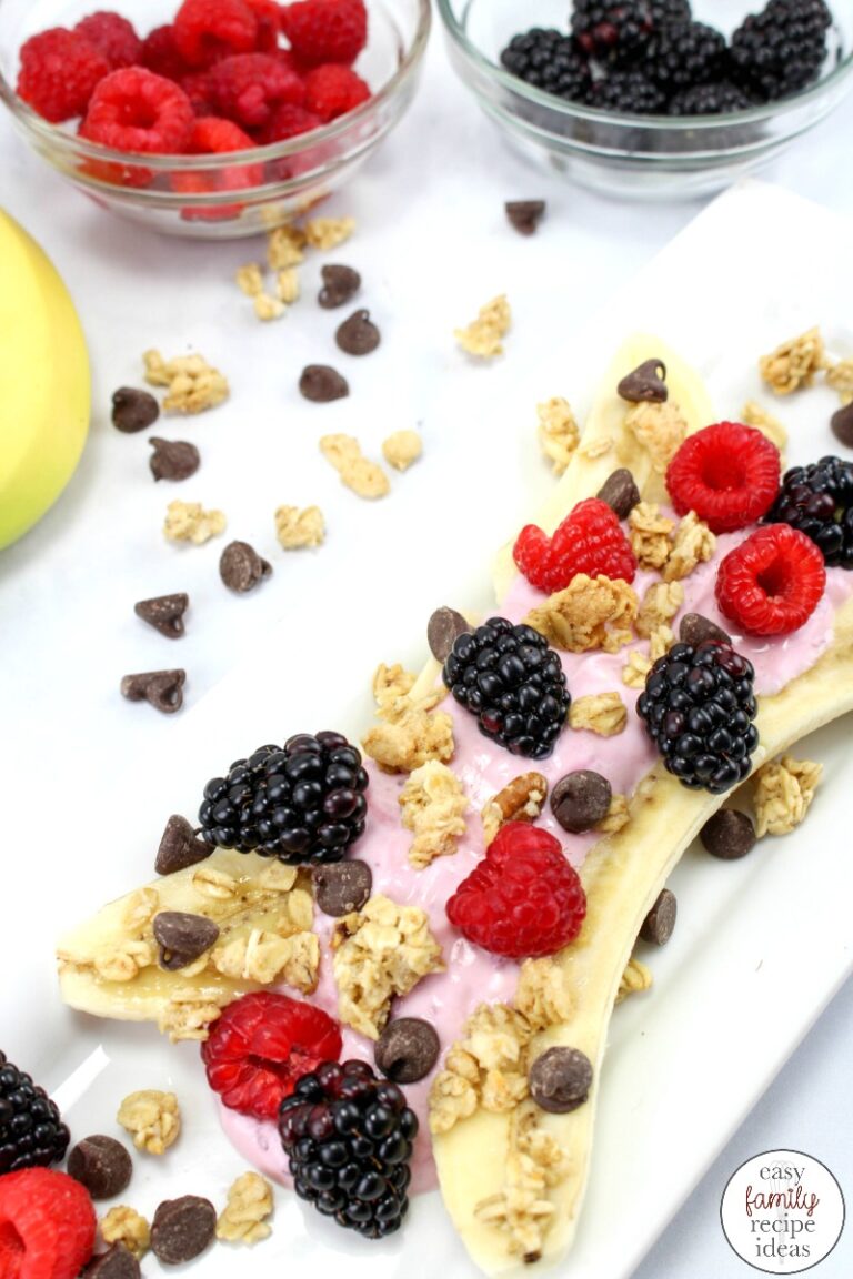 Healthy Breakfast Banana Split Healthy and Delicious