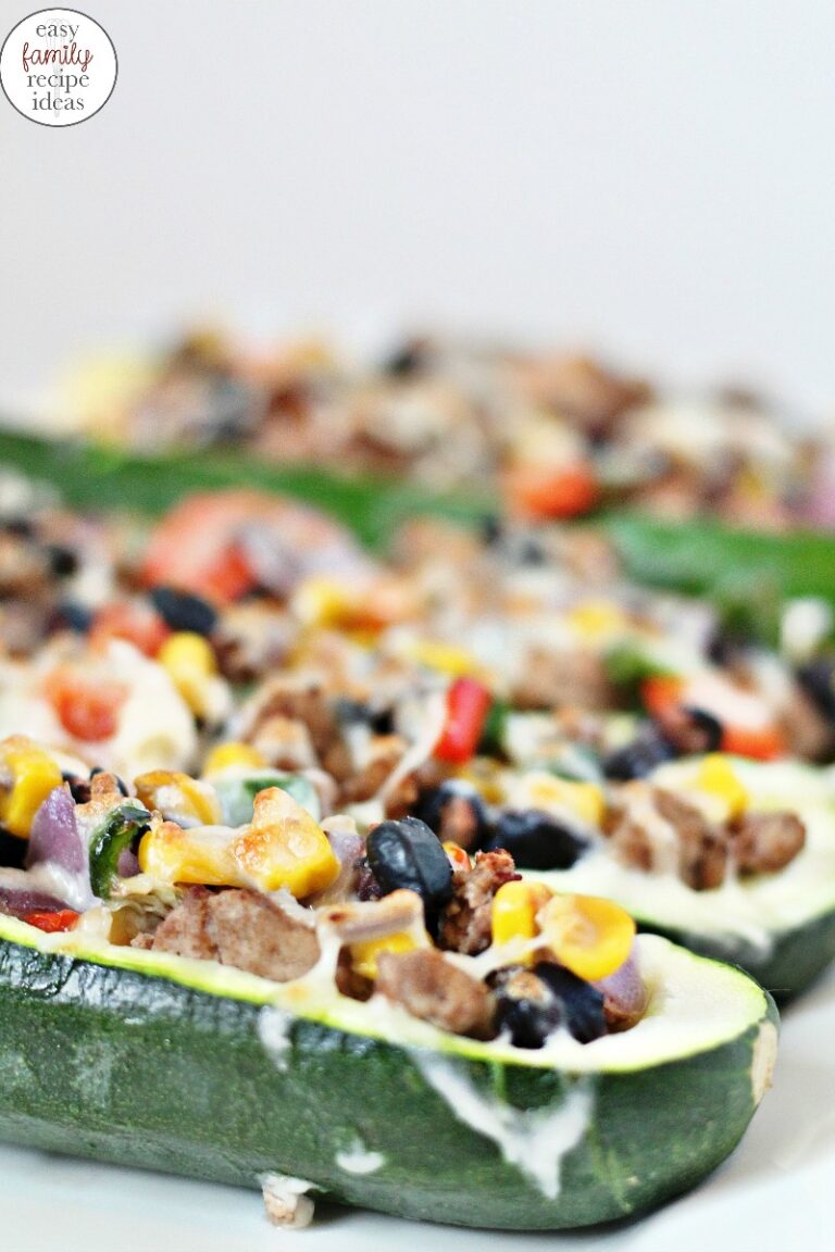 Healthy Taco Recipe Zucchini Boats You Want to Eat