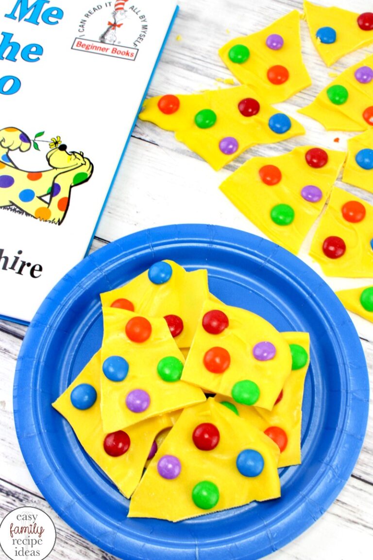 Dr. Seuss Treats Put Me in The Zoo Chocolate Bark