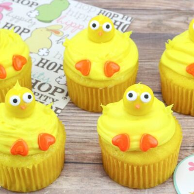 Chick Cupcakes for Easter