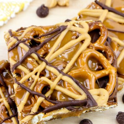 Chocolate Caramel Pretzel Bars final