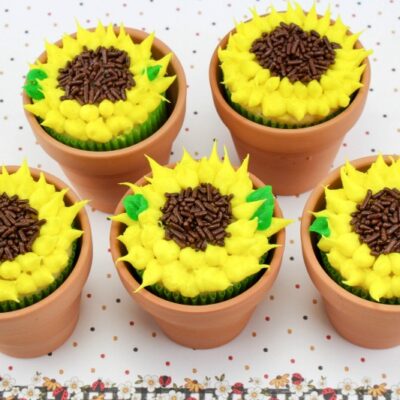 Sunflower Cupcakes 7