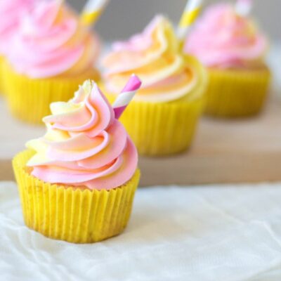 Pink Lemonade Cupcakes 2