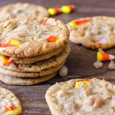 Candy Corn Peanut Butter Cookies 2