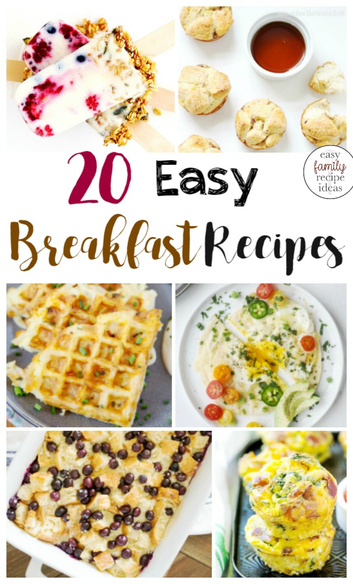 25+ Healthy Breakfast Ideas – Easy Breakfast Recipes for the Family