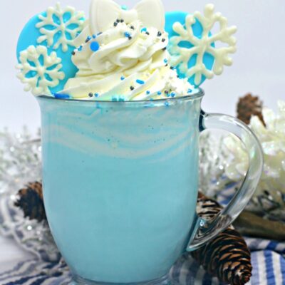Frozen Themed Hot Chocolate 2