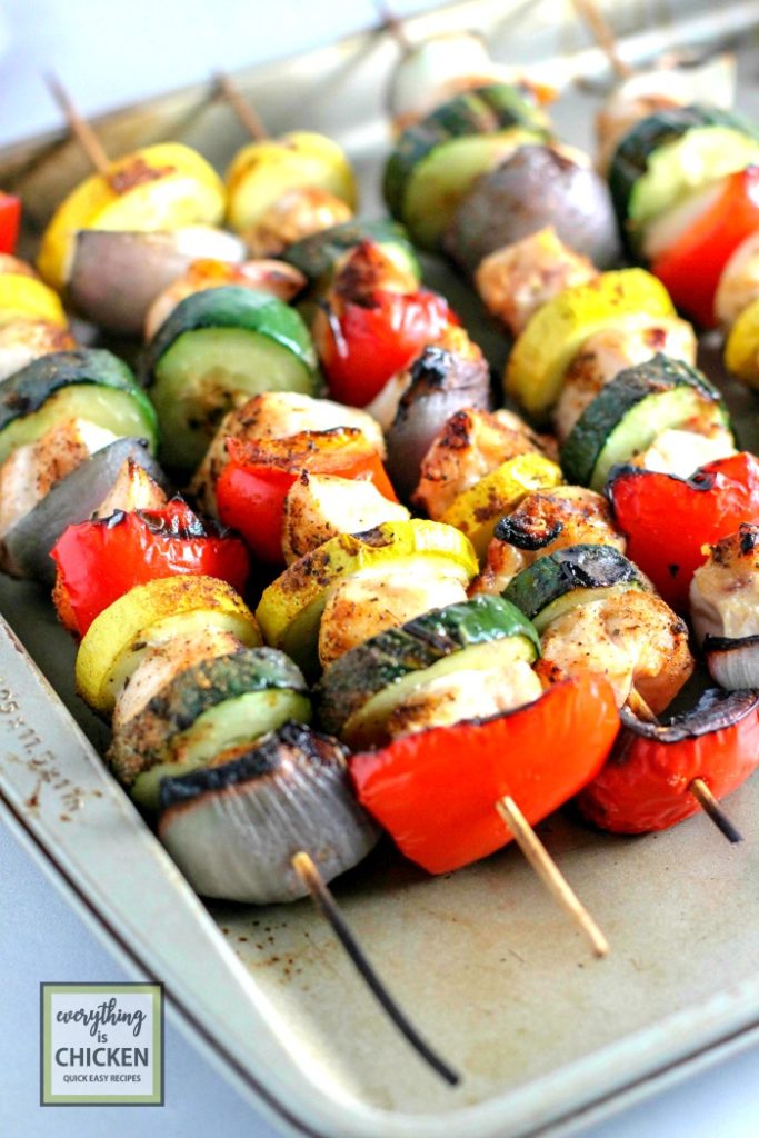 Grilled Chicken Kabobs