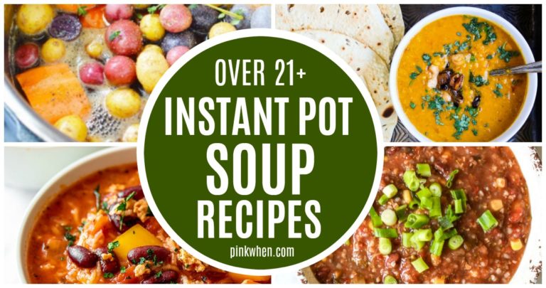 Soup Recipes Instant Pot Picture Collage