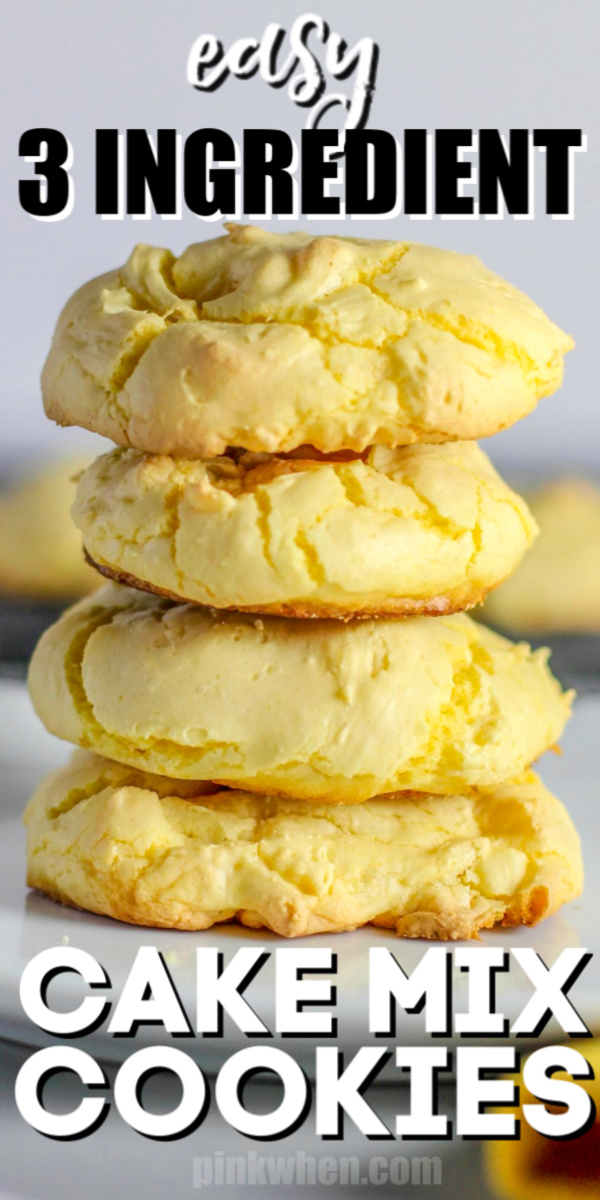 Kid Approved!! These Easy Lemon Cake Mix Cookies are soft, moist, and gooey! Not only that, but they also are big and chewy. It's the perfect easy recipe for a young little chef to try. Made with 3 ingredients and finished in under 10 minutes!