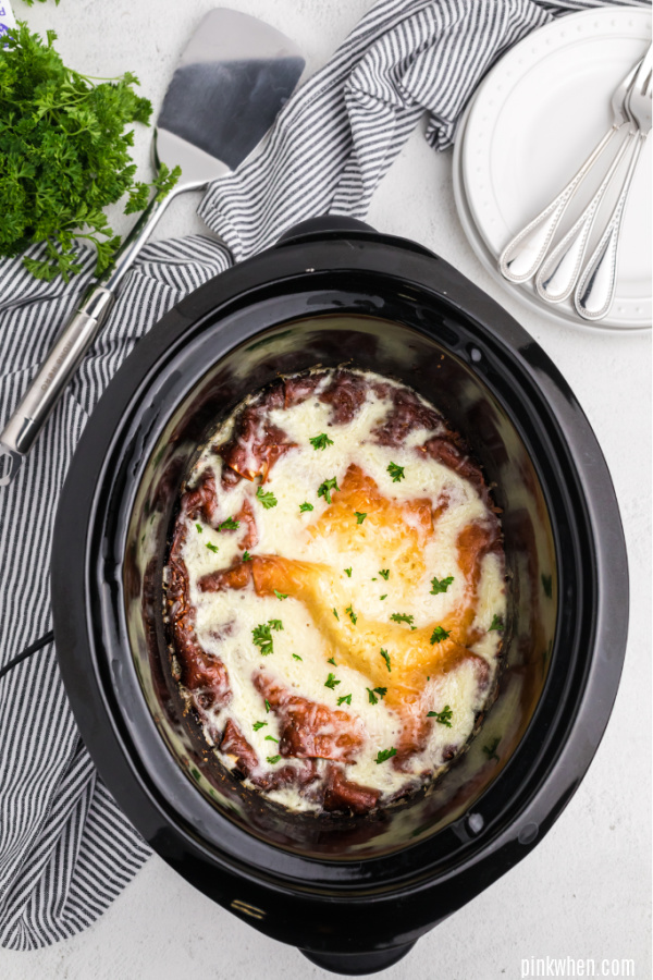 lasagna in a crockpot