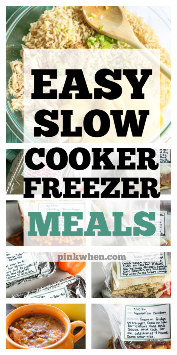 Crockpot Freezer Meals are the perfect way to meal prep for the week and save money on groceries and eating out. If you're looking for quick and easy ways to save time, check out this list of tips and recipes to pack your freezer and save money while you're doing it. You'll also get a free printable shopping list!