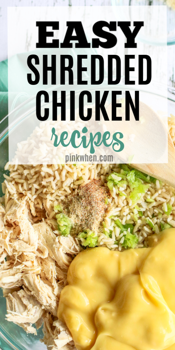 Check out this list of our favorite shredded chicken recipes. Shredded chicken is perfect for batch cooking and freezer meal prepping. If you're looking for some time saving quick and easy shredded chicken recipes, look no further than this amazing list!